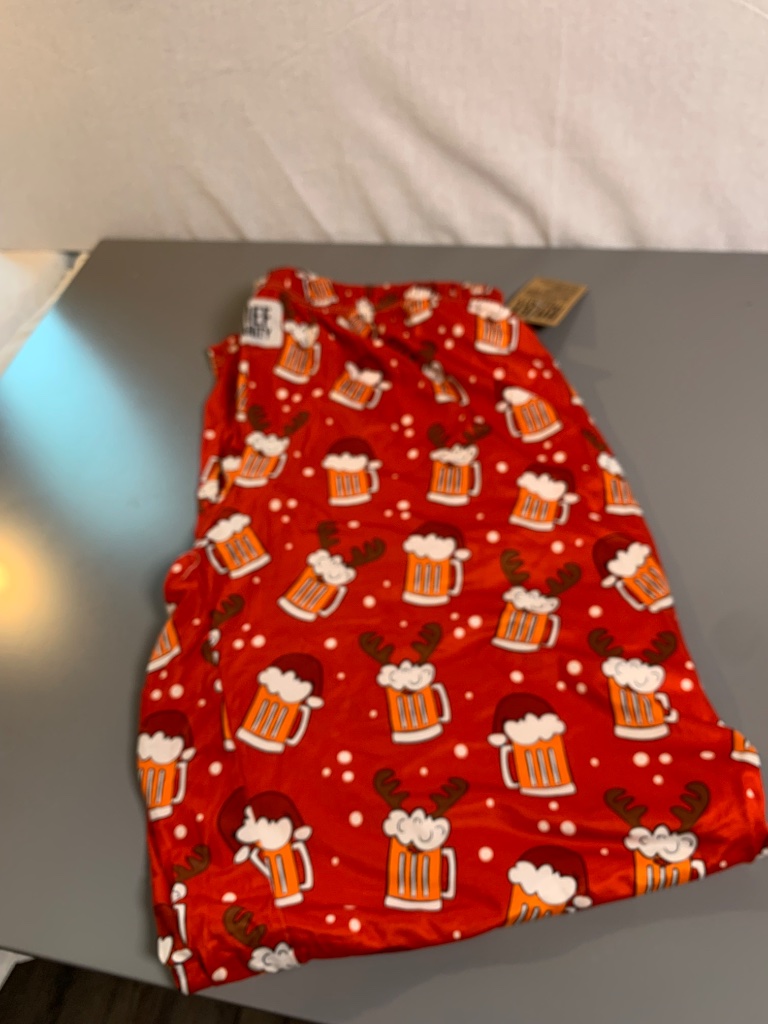 Brief Insanity Nwt Mens Pj Pants Beer Christmas Funny Red Pj’s Sz Xl — image 3 of 8